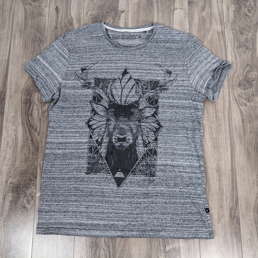 William Rast Tshirt Gray Size Large